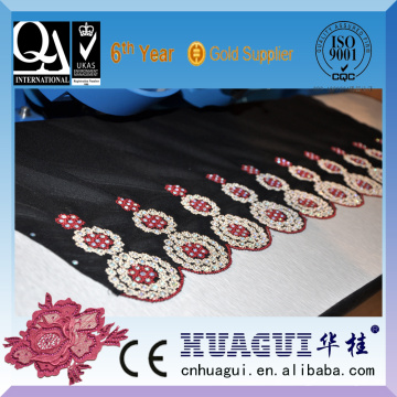 HUAGUI seule tête quatre couleur correctif sequin motif machine